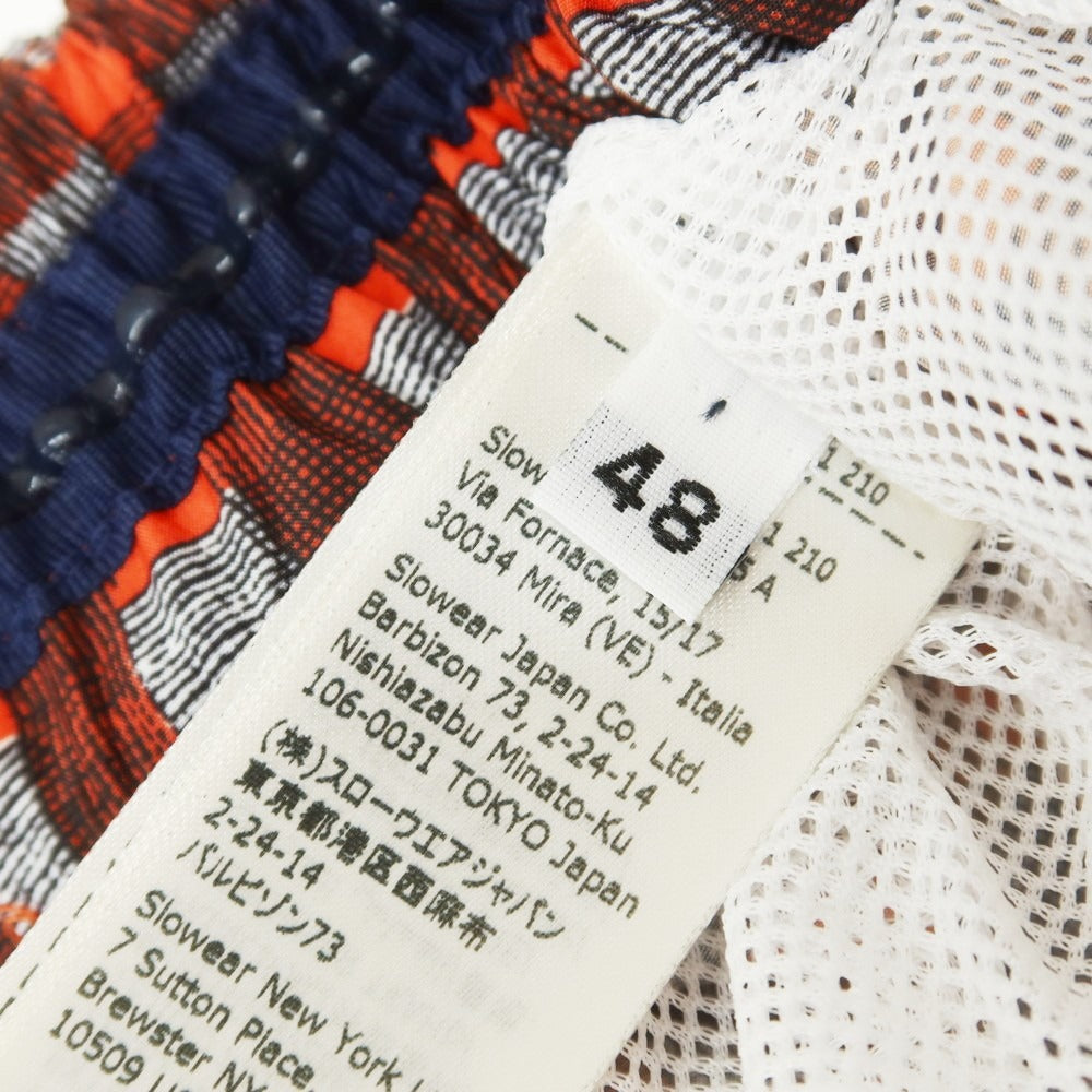 [New] INCOTEX Swimwear Swimsuit Red x Gray [48] [Condition Rank N] [Men&