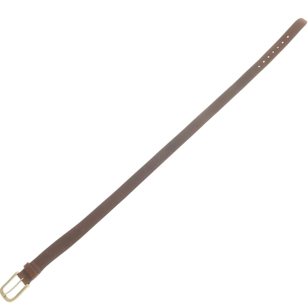 【新品】オフィチーナスローウェア OFFICINA SLOWEAR バケッタレザー ベルト ブラウン【 40/100 】【 状態ランクN 】【 メンズ 】[EPD]