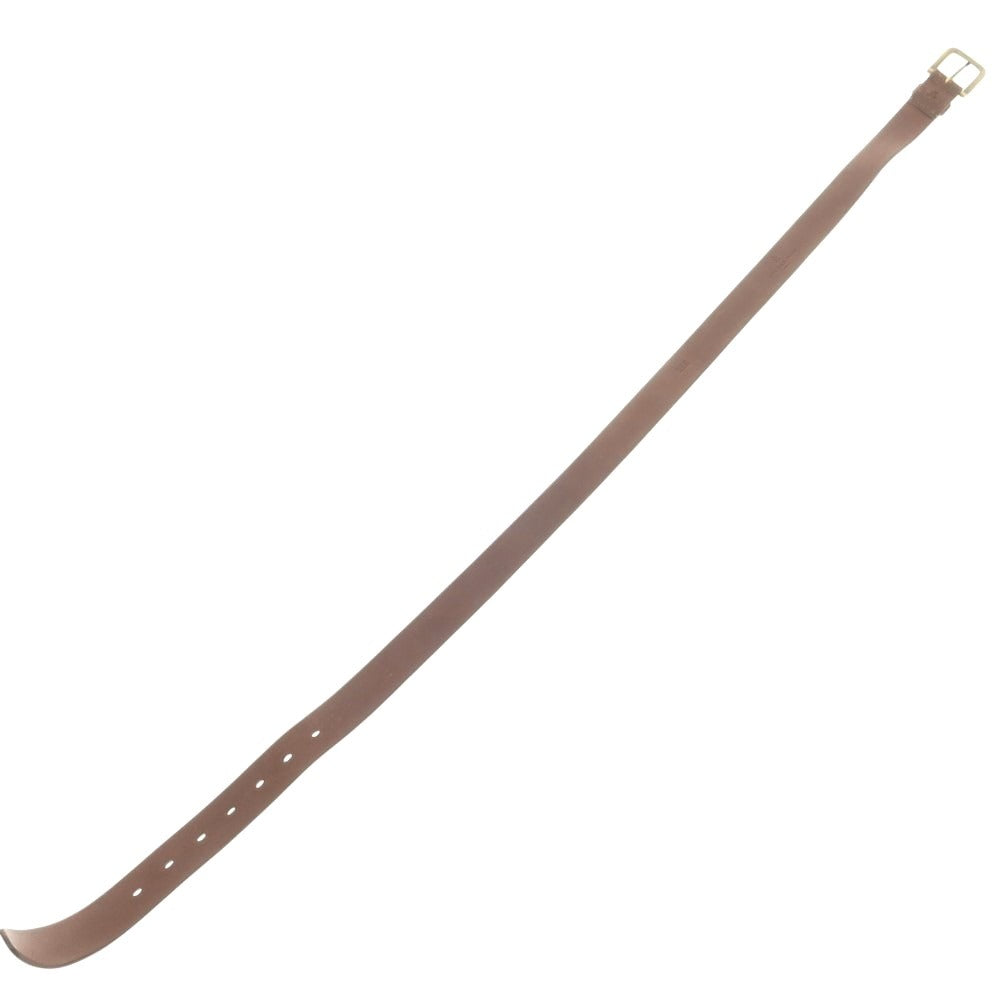 【新品】オフィチーナスローウェア OFFICINA SLOWEAR バケッタレザー ベルト ブラウン【 40/100 】【 状態ランクN 】【 メンズ 】[EPD]