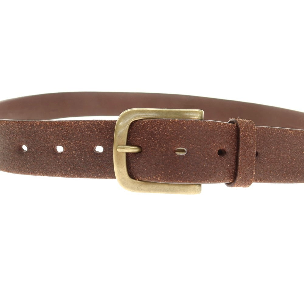 【新品】オフィチーナスローウェア OFFICINA SLOWEAR バケッタレザー ベルト ブラウン【 40/100 】【 状態ランクN 】【 メンズ 】[EPD]