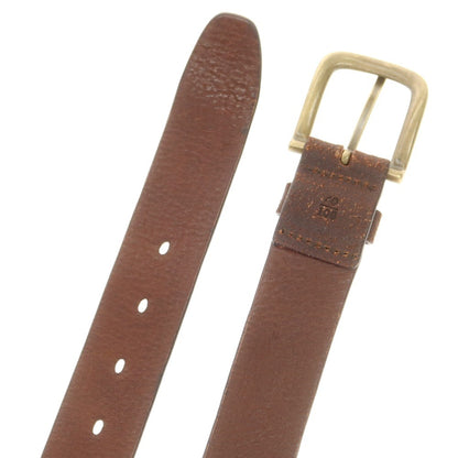 【新品】オフィチーナスローウェア OFFICINA SLOWEAR バケッタレザー ベルト ブラウン【 40/100 】【 状態ランクN 】【 メンズ 】