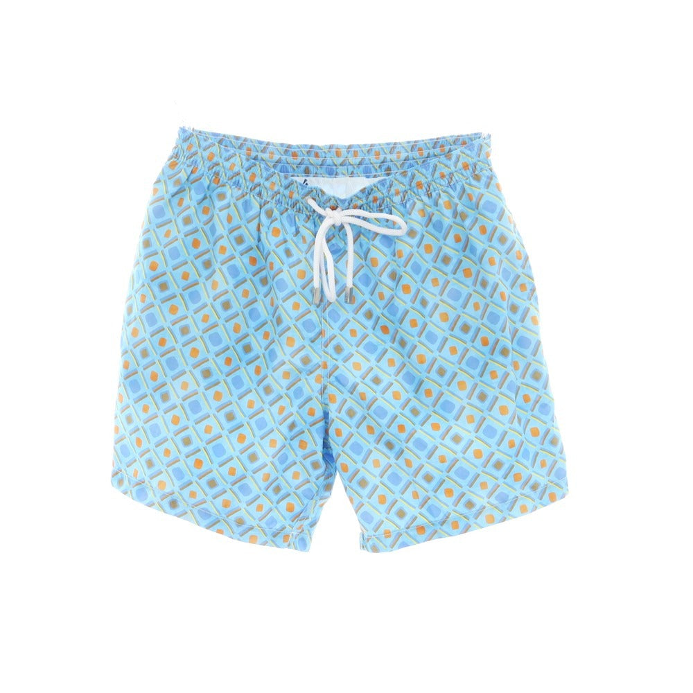 [New] BARBA Swimwear Swimsuit Blue x Orange [M] [Condition Rank N] [Men&