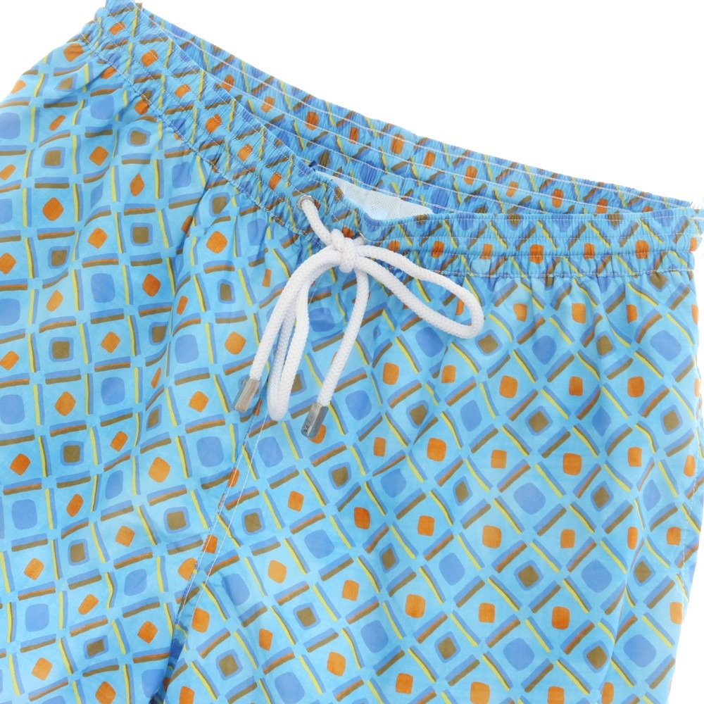 [New] BARBA Swimwear Swimsuit Blue x Orange [M] [Condition Rank N] [Men&