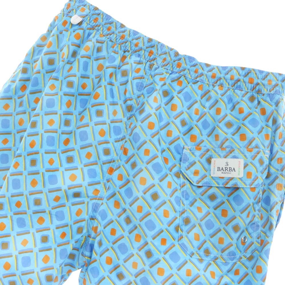 [New] BARBA Swimwear Swimsuit Blue x Orange [M] [Condition Rank N] [Men&