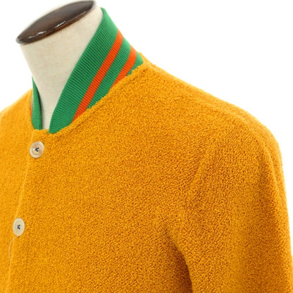 [New] GALLIA Cotton Nylon Knit Blouson Orange x Green [52] [Condition Rank N] [Men&