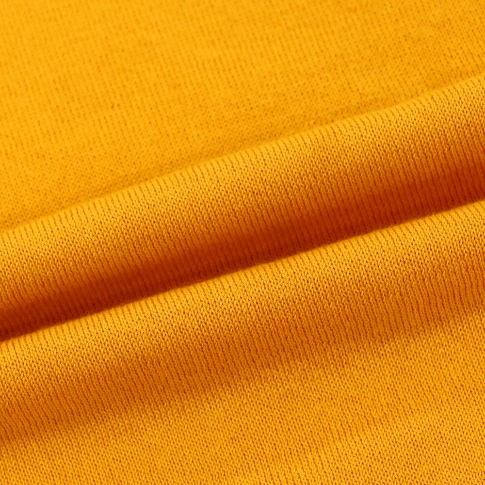[New] GALLIA High Gauge Cotton Crew Neck Short Sleeve Pullover Knit Light Orange [46] [Condition Rank N] [Men&