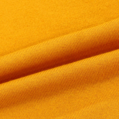 [New] GALLIA High Gauge Cotton Crew Neck Short Sleeve Pullover Knit Light Orange [46] [Condition Rank N] [Men&