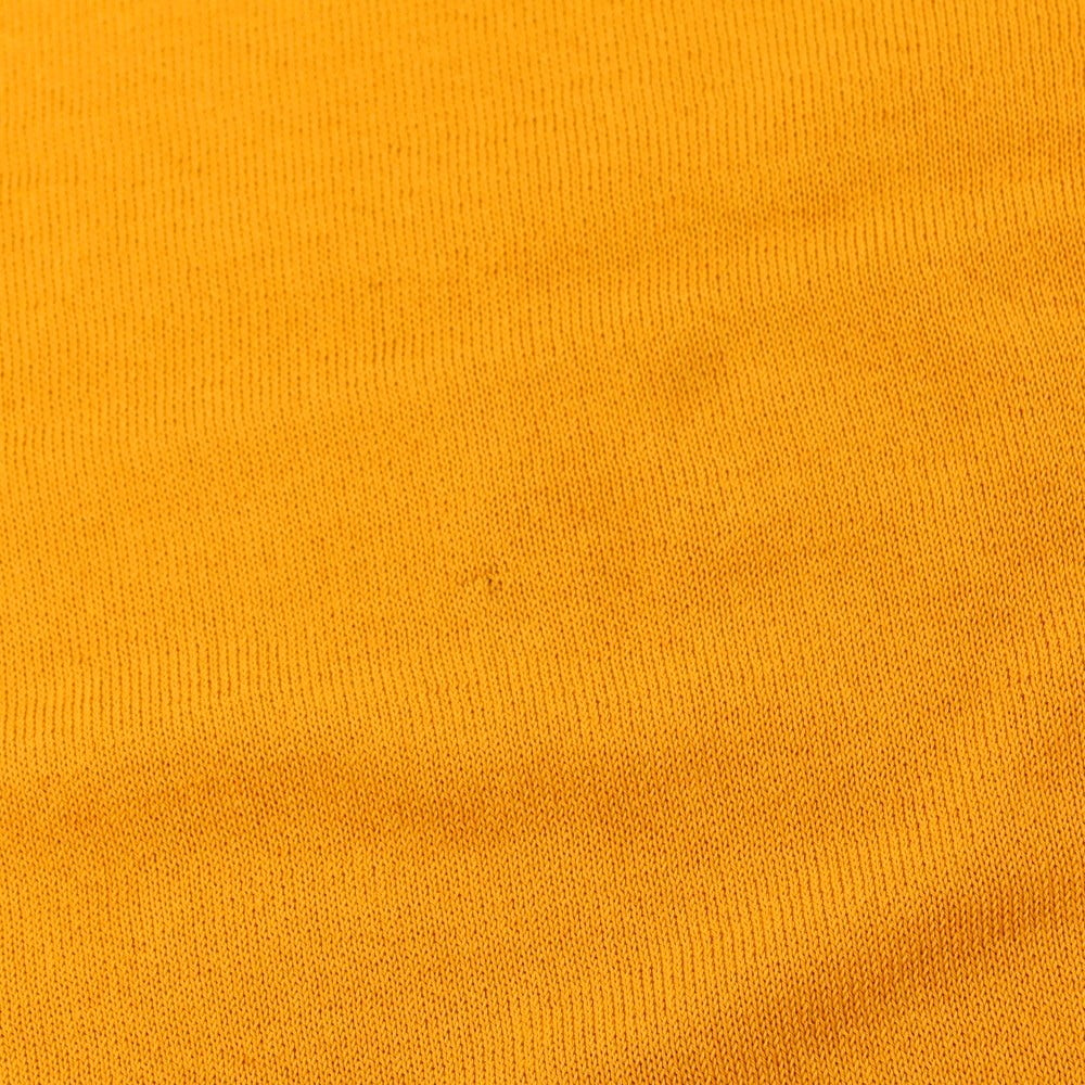 [New Outlet] GALLIA High Gauge Cotton Crew Neck Short Sleeve Pullover Knit Light Orange [48] [Condition Rank N-] [Men&