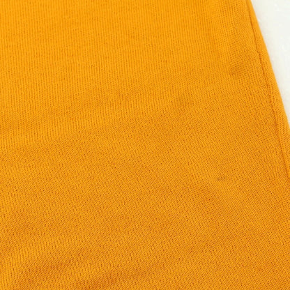 [New Outlet] GALLIA High Gauge Cotton Crew Neck Short Sleeve Pullover Knit Light Orange [48] [Condition Rank N-] [Men&