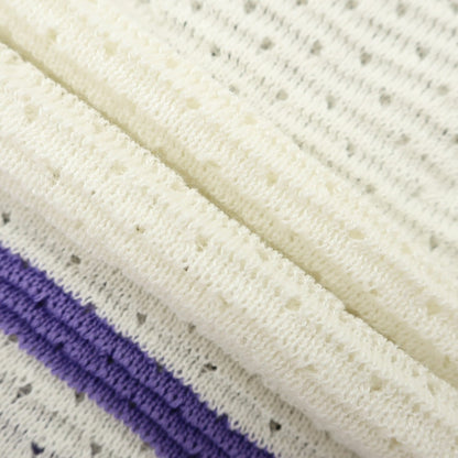 [New] GALLIA Linen Cotton Skipper Short Sleeve Polo Knit Ivory x Orange [46] [Condition Rank N] [Men&