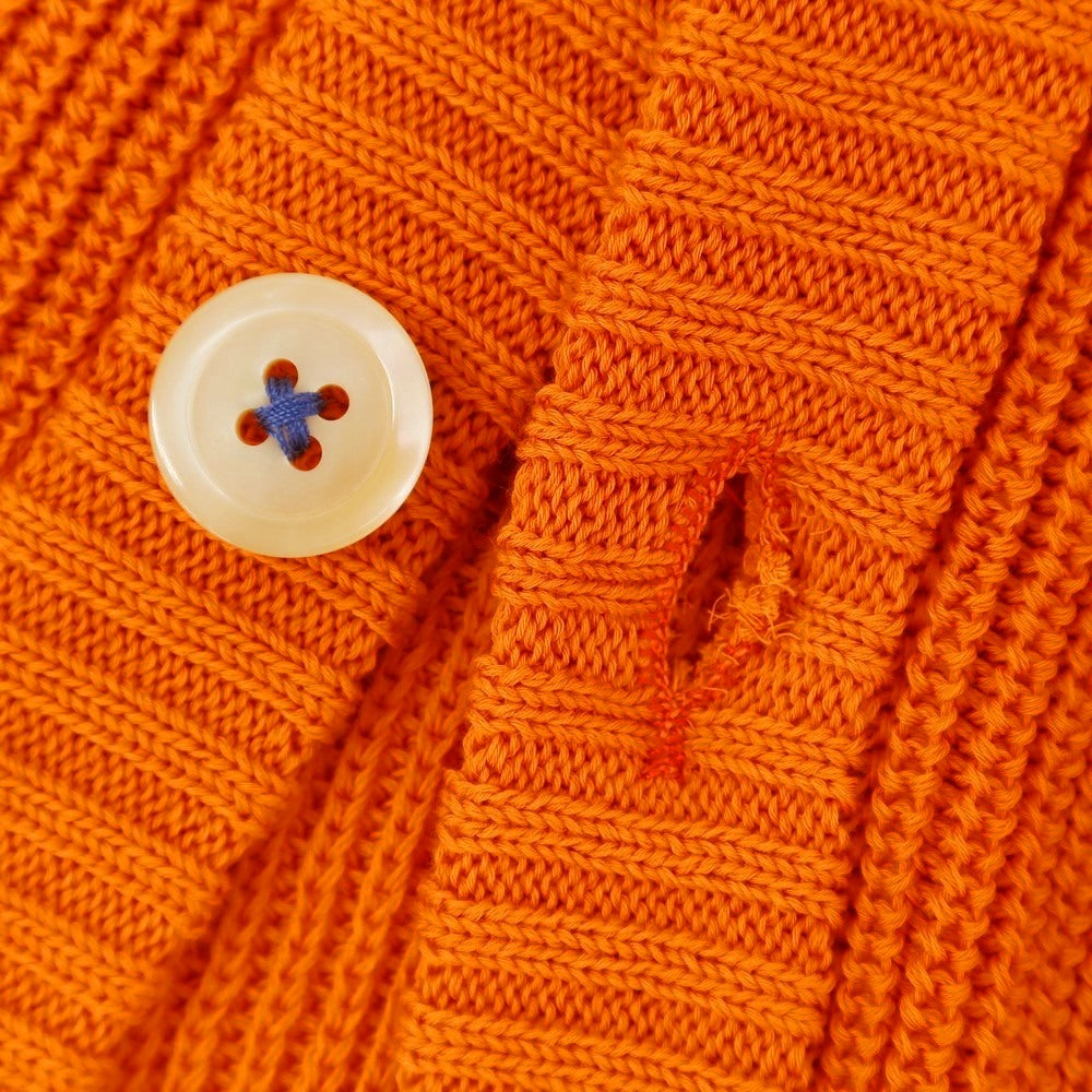 [New] GALLIA Mid-gauge Cotton Knit Cardigan Orange [50] [Condition Rank N] [Men&