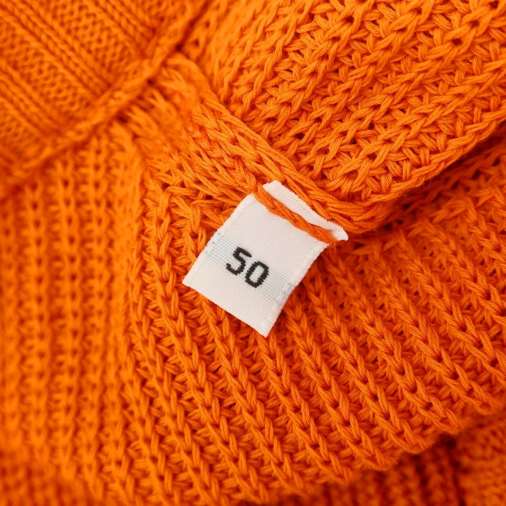 [New] GALLIA Mid-gauge Cotton Knit Cardigan Orange [50] [Condition Rank N] [Men&