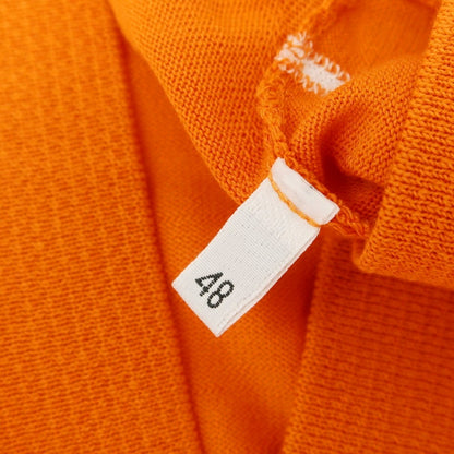 [New] GALLIA High Gauge Cotton Knit Cardigan Orange x White [48] [Condition Rank N] [Men&