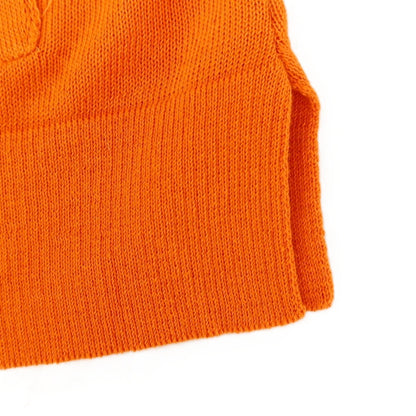 [New] GALLIA High Gauge Cotton Knit Cardigan Orange x White [48] [Condition Rank N] [Men&