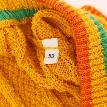 [New] GALLIA Cotton Nylon Knit Vest Orange [50] [Condition Rank N] [Men&