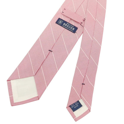 [New] Brewer Silk Striped Tie Pink [Condition Rank N] [Men&