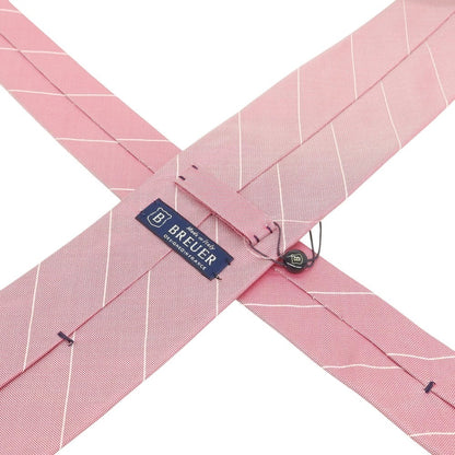 [New] Brewer Silk Striped Tie Pink [Condition Rank N] [Men&