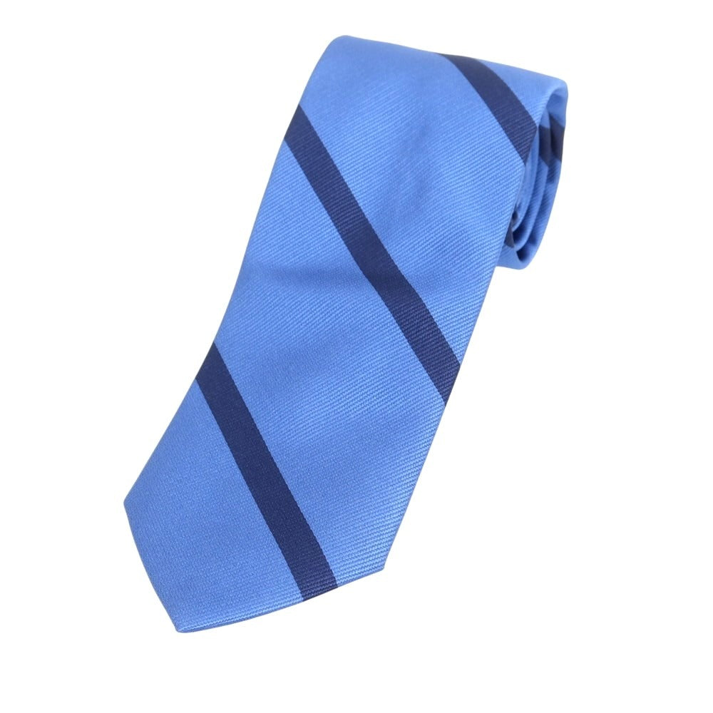 [New Outlet] Brewer Silk Striped Necktie Blue x Navy [Condition Rank N-] [Men&