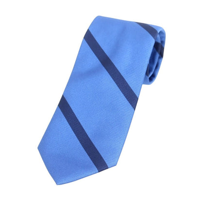 [New] Brewer Silk Striped Necktie Blue x Navy [Condition Rank N] [Men&
