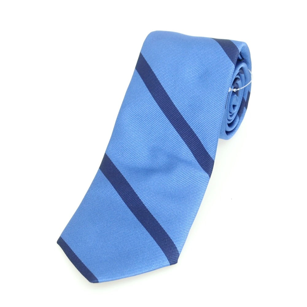 [New] Brewer Silk Striped Necktie Blue x Navy [Condition Rank N] [Men&