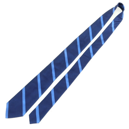 [New] Brewer Silk Striped Necktie Navy x Blue [Condition Rank N] [Men&