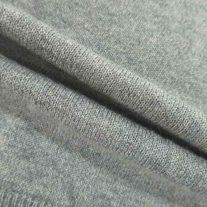 [Used] Morgano high gauge cotton nylon crew neck short sleeve pullover knit grey [46] [Condition rank B] [Men&