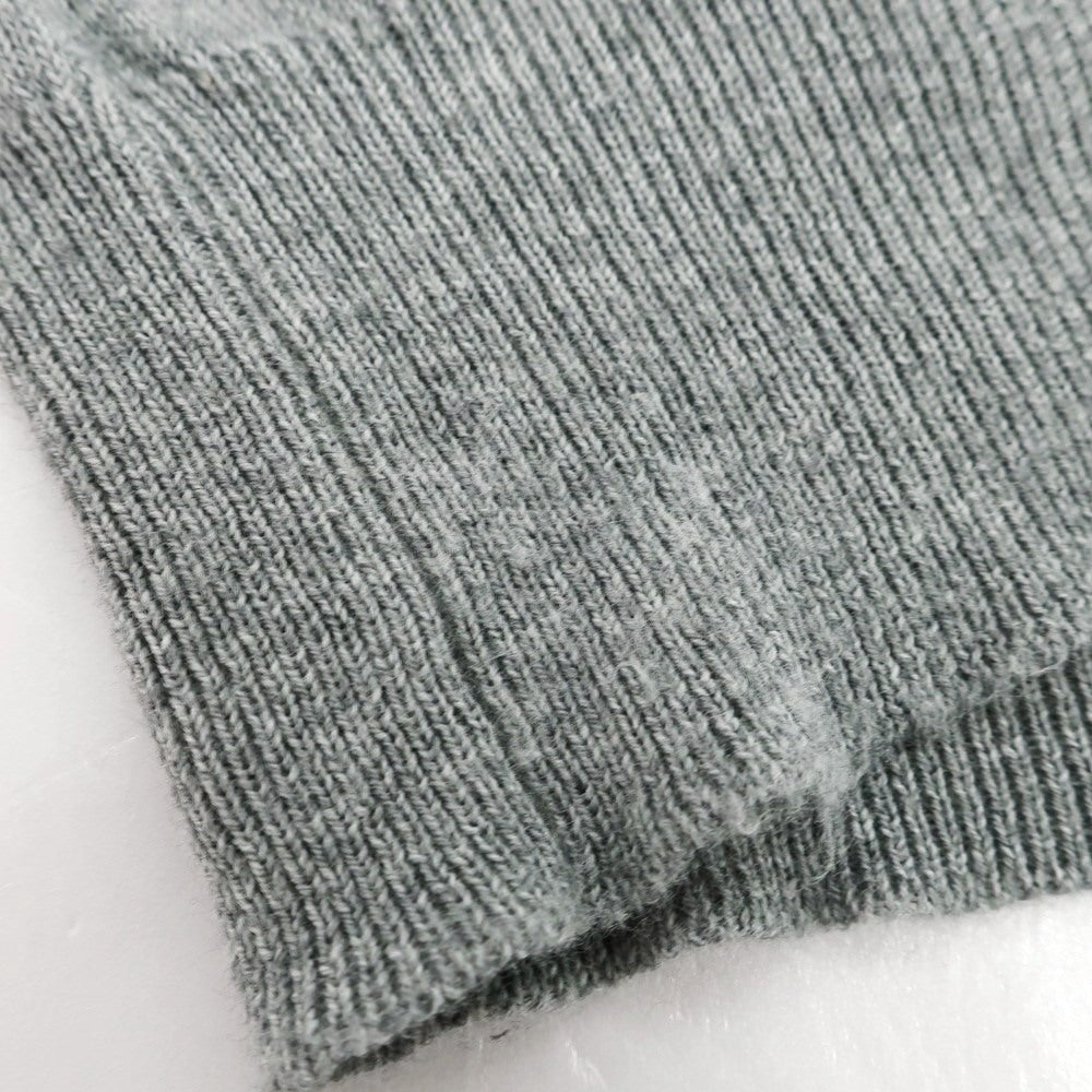 [Used] Morgano high gauge cotton nylon crew neck short sleeve pullover knit grey [46] [Condition rank B] [Men&