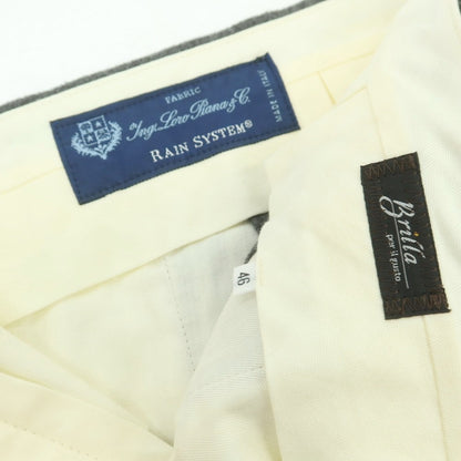 【中古】ブリッラ ペル イル グスト Brilla per il gusto ウール ドレススラックスパンツ メランジグレー【 46 】【 状態ランクA 】【 メンズ 】