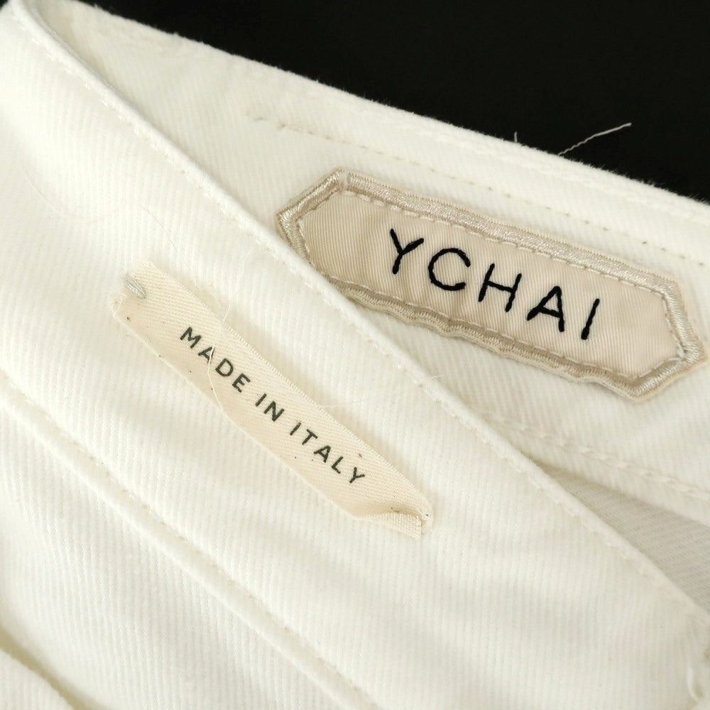 【中古】イカイ YCHAI ストレッチ コットン デニムパンツ ホワイト【 32 】【 状態ランクB 】【 メンズ 】