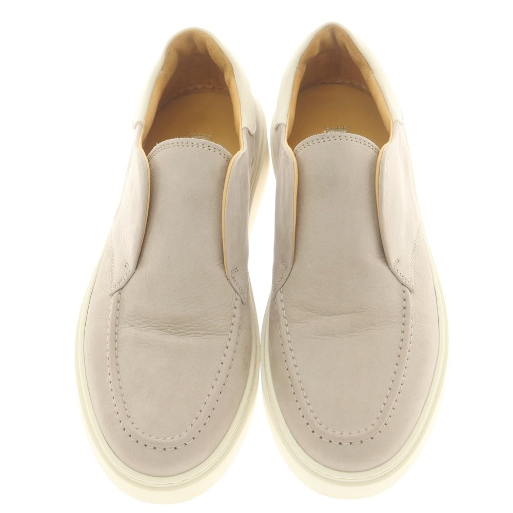 [Used] CAMERLENGO Nubuck Leather Slip-on Sneakers Greige [39] [Condition Rank B] [Men&