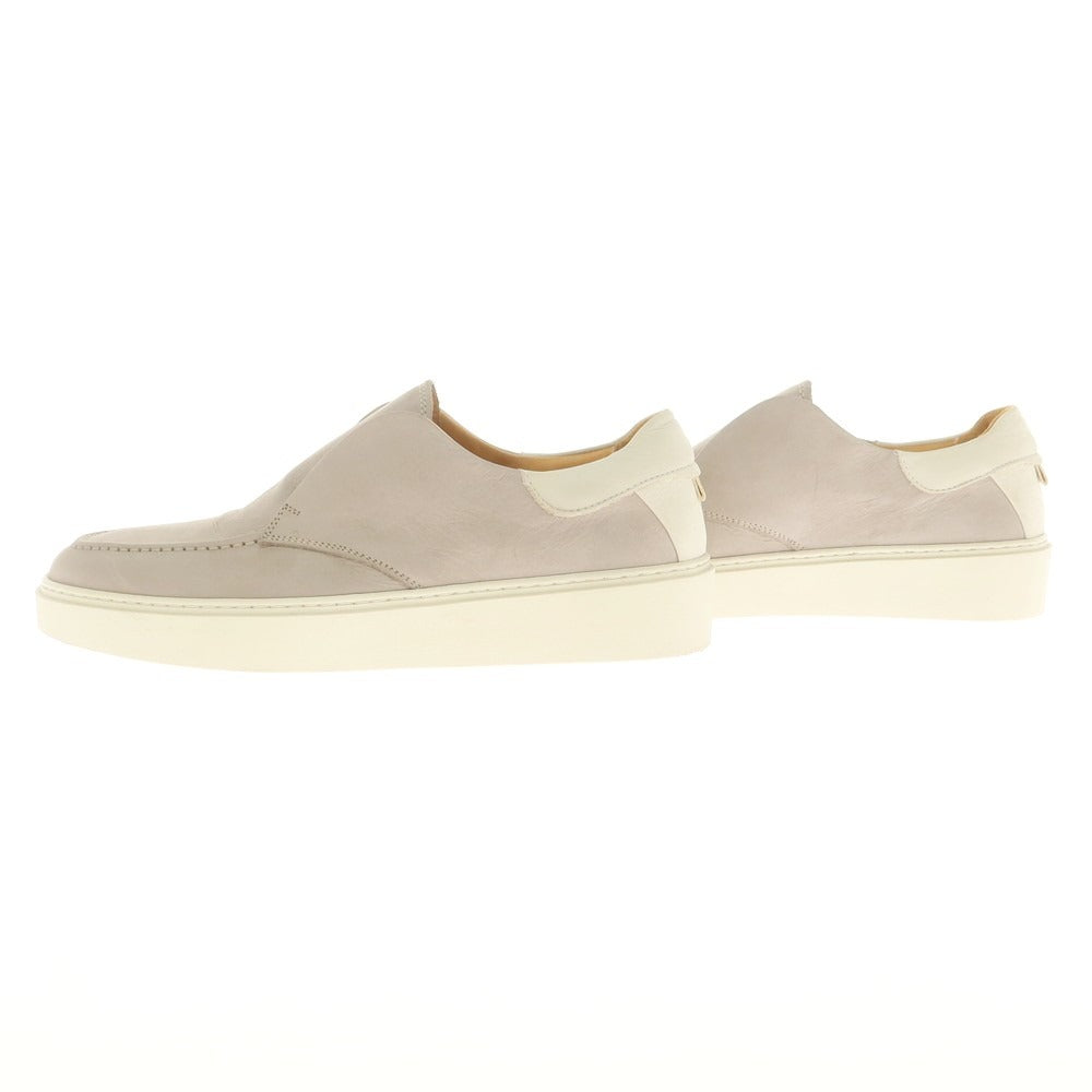 [Used] CAMERLENGO Nubuck Leather Slip-on Sneakers Greige [39] [Condition Rank B] [Men&