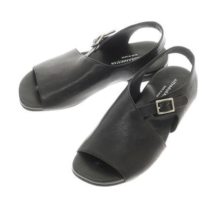 【中古】アルフレッドバニスター alfredoBANNISTER レザー サンダル ブラック【 40 】【 状態ランクB 】【 メンズ 】