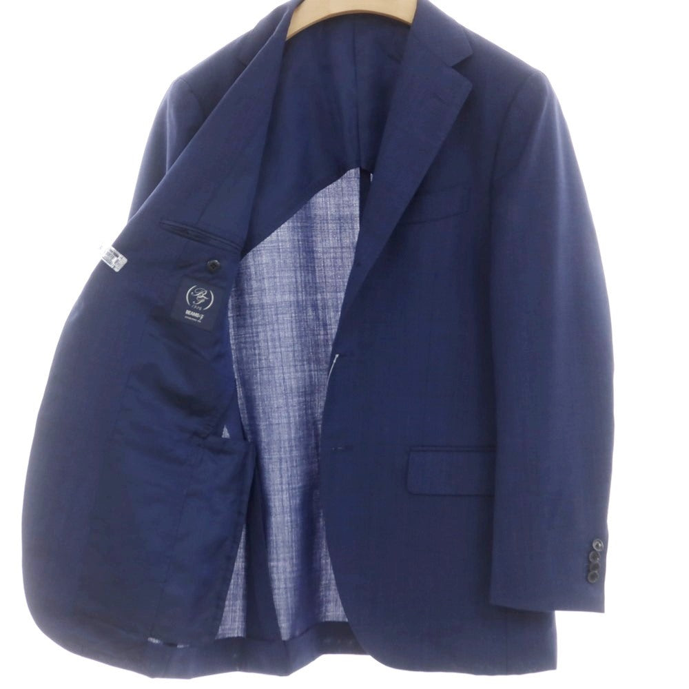 [Used] BEAMS F Summer wool 3 button suit, light navy [48] [Condition rank C] [Men&
