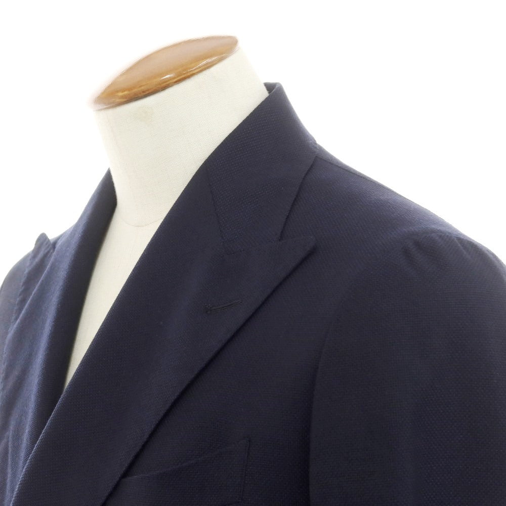 [Used] TAGLIATORE Wool double-breasted tailored jacket, navy [46] [Condition rank B] [Men&