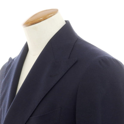 [Used] TAGLIATORE Wool double-breasted tailored jacket, navy [46] [Condition rank B] [Men&
