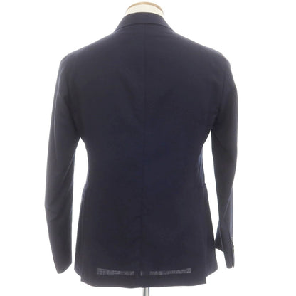 [Used] TAGLIATORE Wool double-breasted tailored jacket, navy [46] [Condition rank B] [Men&