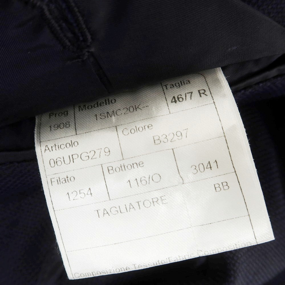 [Used] TAGLIATORE Wool double-breasted tailored jacket, navy [46] [Condition rank B] [Men&