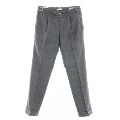 [Used] GTA wool check dress slacks pants, gray x pink [46] [Condition rank B] [Men&