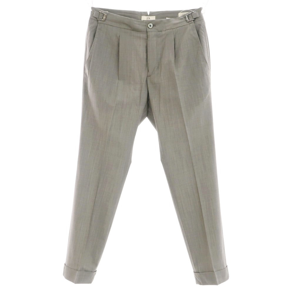 [Used] GTA Wool Dress Slacks Pants Warm Gray [46] [Condition Rank A] [Men&