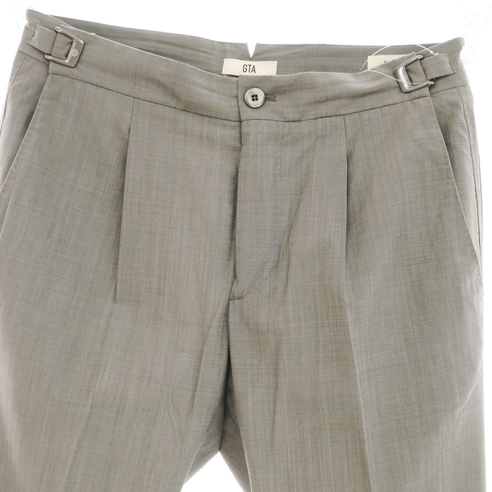 [Used] GTA Wool Dress Slacks Pants Warm Gray [46] [Condition Rank A] [Men&