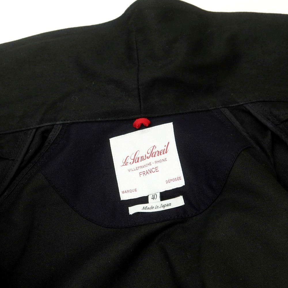 [Used] Le Sans Pareil Cotton Tielock Coat Black [40] [Condition Rank B] [Men&