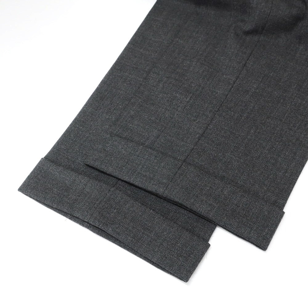 [Used] BERWICH Stretch Polyester Wool Dress Slacks Pants Dark Gray [46] [Condition Rank C] [Men&