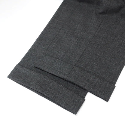 [Used] BERWICH Stretch Polyester Wool Dress Slacks Pants Dark Gray [46] [Condition Rank C] [Men&