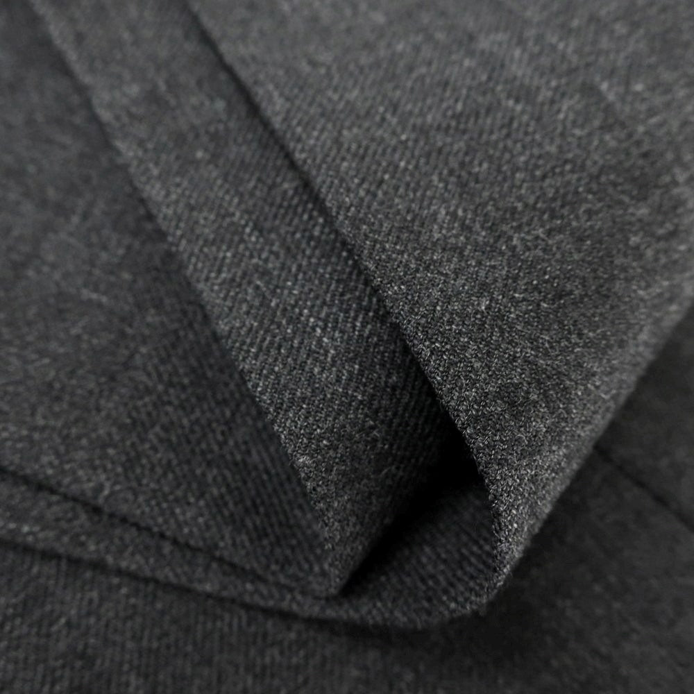 [Used] BERWICH Stretch Polyester Wool Dress Slacks Pants Dark Gray [46] [Condition Rank C] [Men&
