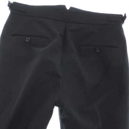 [Used] BERWICH Linen Cotton Casual Slacks Pants Black [44] [Condition Rank B] [Men&