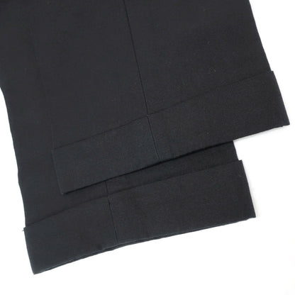 [Used] BERWICH Linen Cotton Casual Slacks Pants Black [44] [Condition Rank B] [Men&