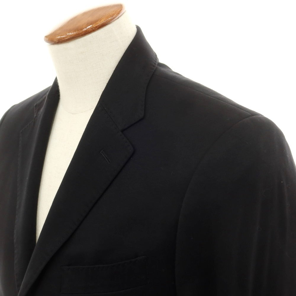 【中古】ハチゼロイチゼロゲッコー 8010 GEKKO ジャージーコットン カジュアルジャケット ブラック【 46 】【 状態ランクB 】【 メンズ 】