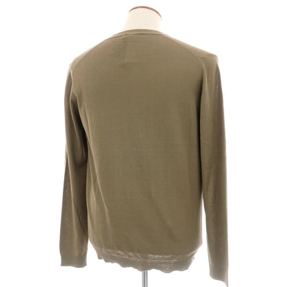 [Used] Roberto Collina ROBERTO COLLINA high gauge cotton knit cardigan, khaki brown [48] [Condition Rank A] [Men&