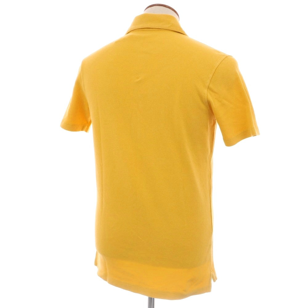 [Used] CRUCIANI Cotton Pique Short Sleeve Polo Shirt Yellow [48] [Condition Rank B] [Men&