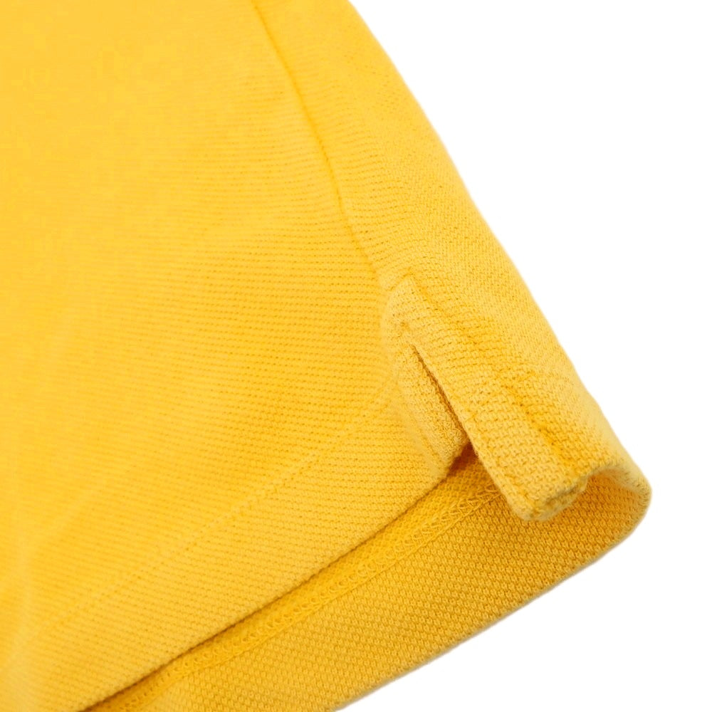 [Used] CRUCIANI Cotton Pique Short Sleeve Polo Shirt Yellow [48] [Condition Rank B] [Men&